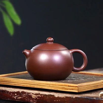 Zanghutianxia Yixing Zisha Teapot Handmade Zisha Tea Set Crude Ore Old Purple Clay Teapot Tea Making Household Xi Shi Pot Xi Shi