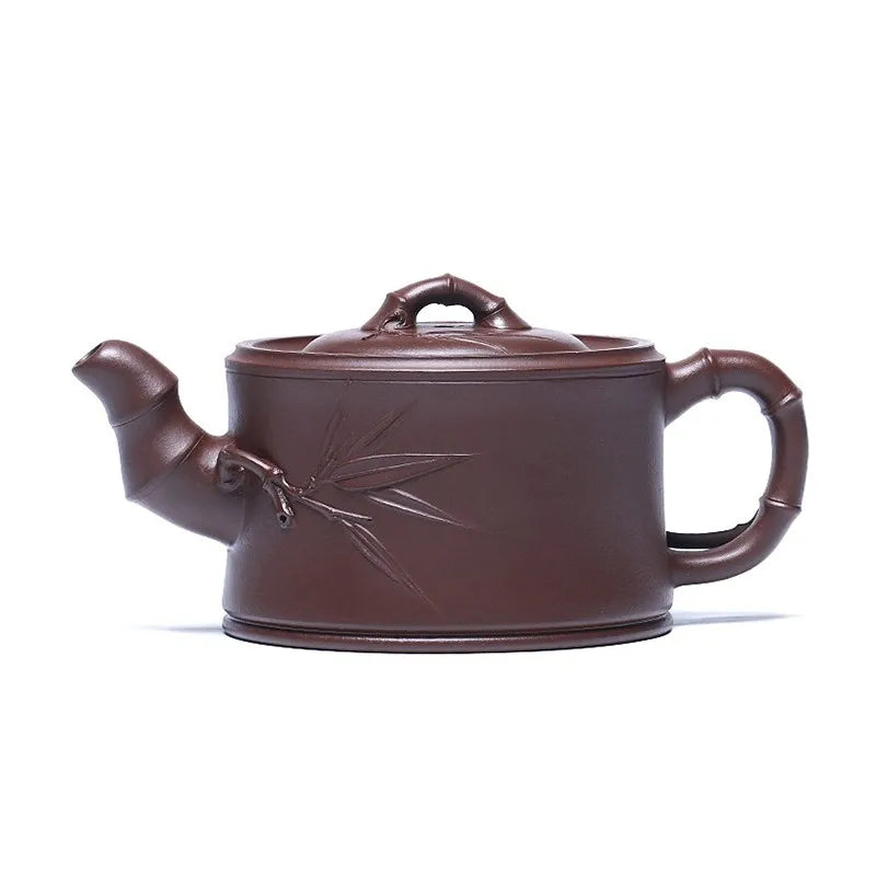 Zanghutianxia Yixing Zisha Teapot Handmade Zisha Tea Set Raw Ore Factory I Old Yixing Clay Teapot One Section Bamboo Segment One