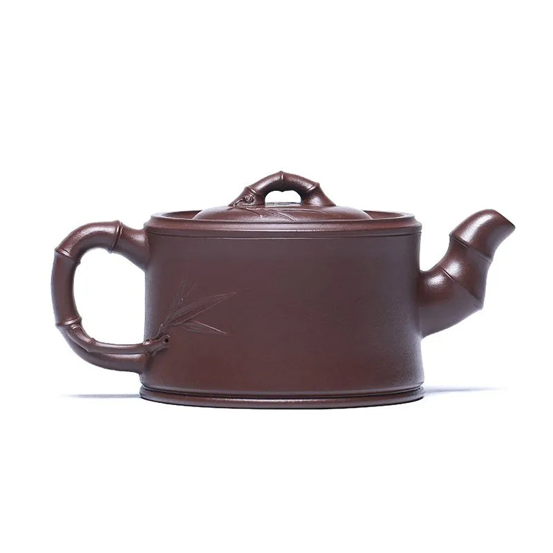 Zanghutianxia Yixing Zisha Teapot Handmade Zisha Tea Set Raw Ore Factory I Old Yixing Clay Teapot One Section Bamboo Segment One