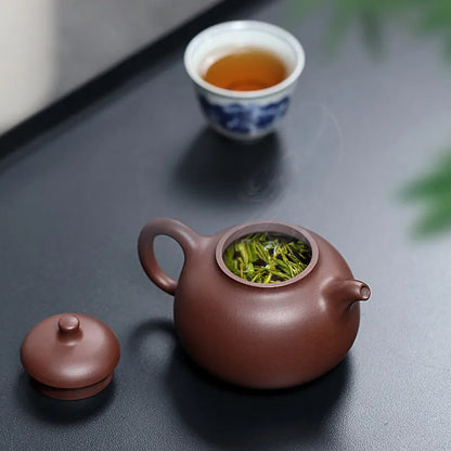 Zanghutianxia Yixing Zisha Teapot Handmade Zisha Tea Set Raw Ore High Temperature Old Yixing Clay Household Teapot Milk Tripod P