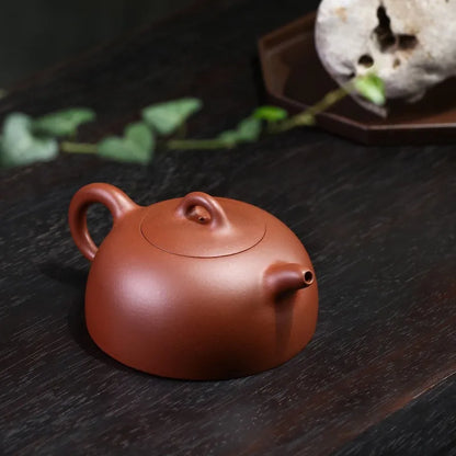 Zanghutianxia Yixing Zisha Teapot Handmade Zisha Tea Set Raw Ore Home Storage Bottom Trough Clear Teapot Single Teapot Half Mont