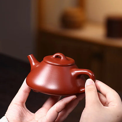 Zanghutianxia Yixing Zisha Teapot Handmade Zisha Teaware Single Pot Raw Ore Dahongpao Tea Teapot Tea Making Household Plate Meta