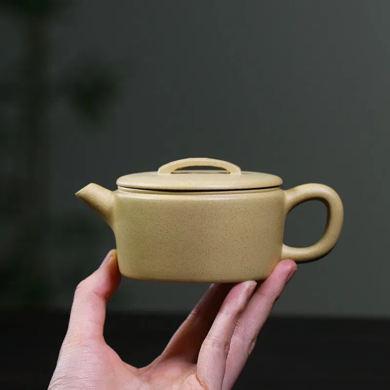 Zanghutianxia Yixing Zisha Teapot Raw Ore Benshan Green Clay Zisha Tea Set Famous Handmade Chinese Style Teapot Small Capacity H