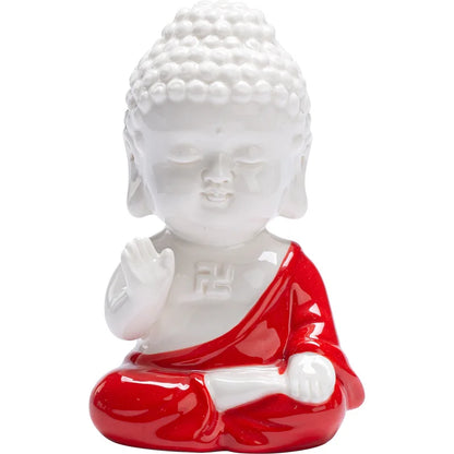 Zen Ceramics Small Buddha Statue Decorations Chinese Handicrafts Creative Home Living Room Office Decorations