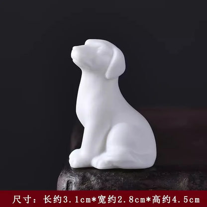 Zen Little Monk Buddhist Shami Meditation Sculpture Ceramic Figurines Tearoom Fengshui Chinese Statues for Decoration Gift