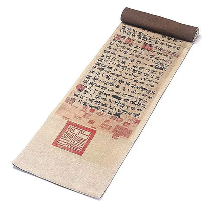 Zen Tea Plancemat Table Runner Chinese Style Cotton Linen Fabric Tea Table Tea Table Mat Tea Ceremony Kung Fu Tea Set Tea Cloth