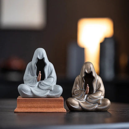 Zen inspired Buddha ornaments, ceramic figurines, handicrafts, creative home,study decoration, tea ceremony tabletop decoration