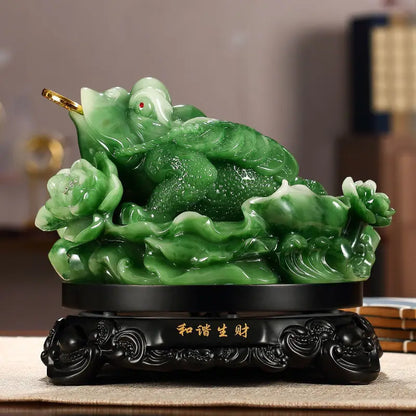 Zhaocai Golden Toad Decoration Three Legged Toad Shop Company Opened Daji Gift Living Room Wine Cabinet Decoration