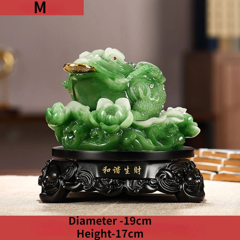 Zhaocai Golden Toad Decoration Three Legged Toad Shop Company Opened Daji Gift Living Room Wine Cabinet Decoration