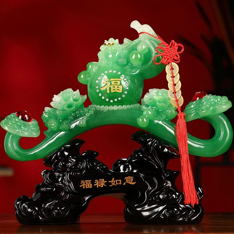 Zhaocai Hulu Ruyi Decoration Living Room Porch Study Wine Cabinet TV Cabinet Decoration Housewarming and Opening Gift Home Decor