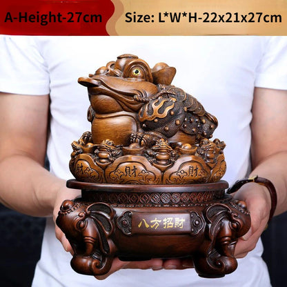 Zhaocai Jinbao Golden Toad Decoration Articles Zhaocai Toad Three Legged Golden Toad Office Decoration Shop Cashier Opening Gift