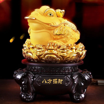 Zhaocai Jinbao Golden Toad Decoration Articles Zhaocai Toad Three Legged Golden Toad Office Decoration Shop Cashier Opening Gift