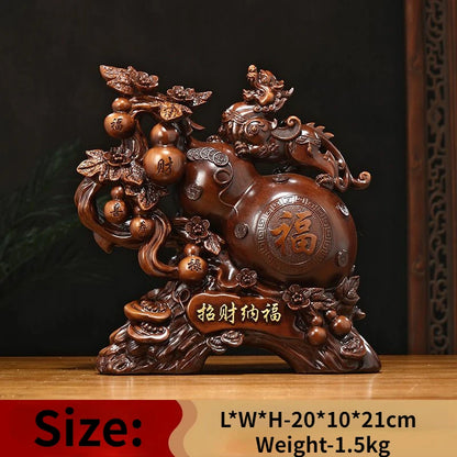 Zhaocai Nafu Pixiu Gourd Ornaments Living Room TV Wine Cabinet Entrance Wealth Gathering Decoration Housewarming  Gift