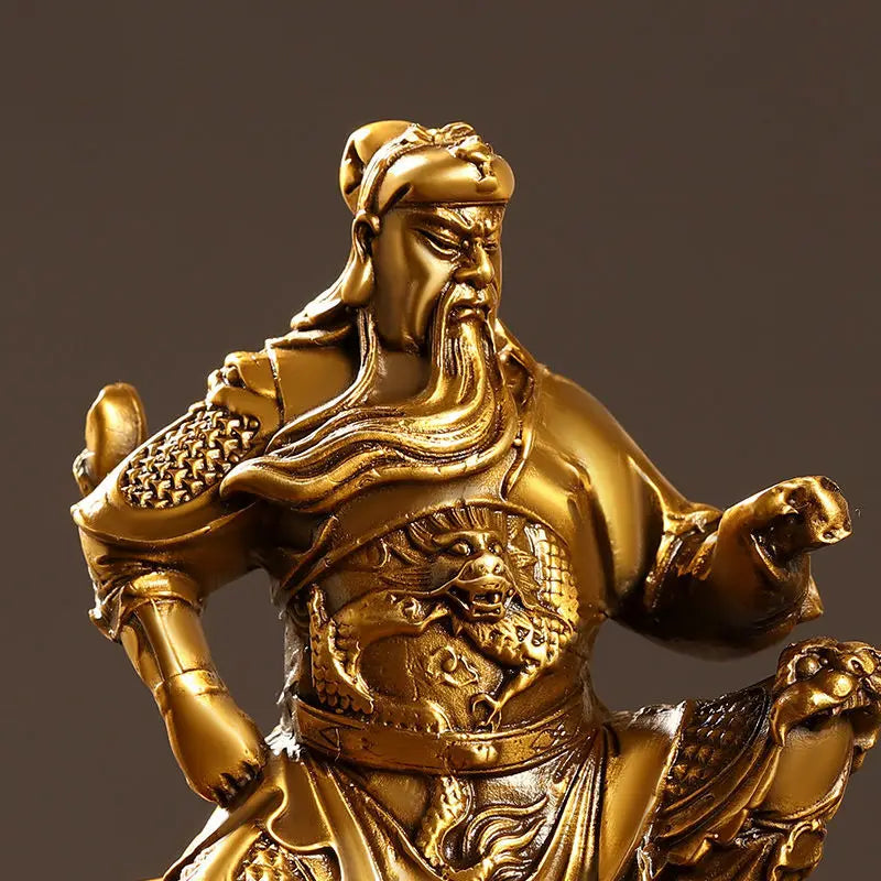 Zhongyi Guan Gong's Ornaments Are All Copper and Guan Emperor's Home Living Room Decoration