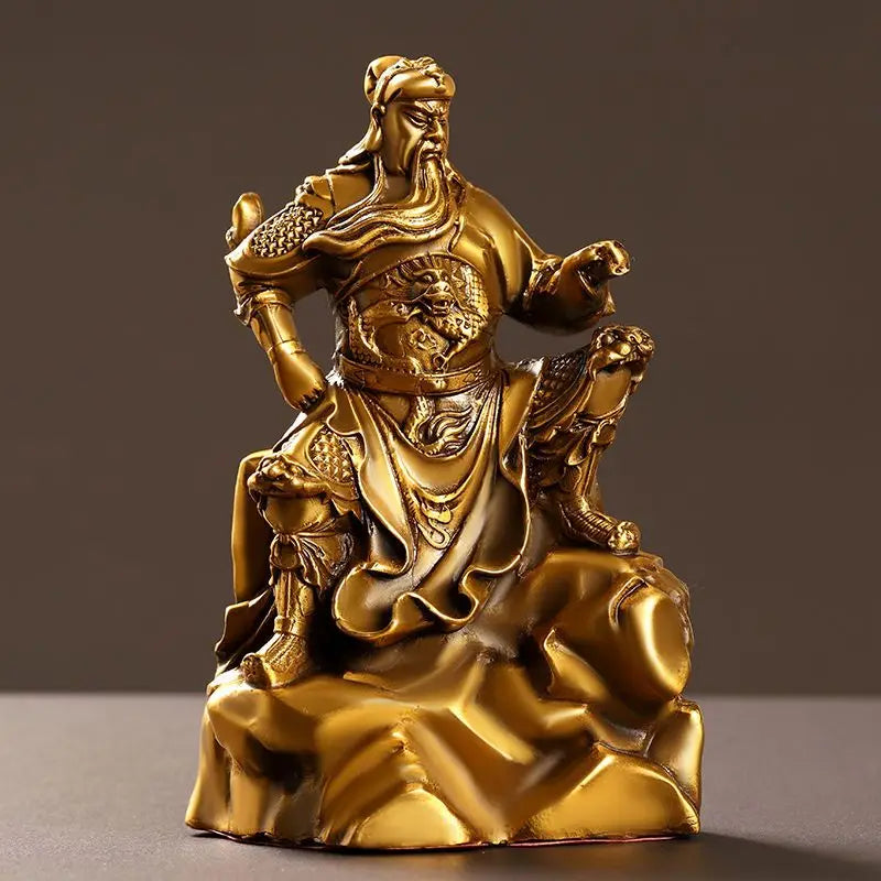 Zhongyi Guan Gong's Ornaments Are All Copper and Guan Emperor's Home Living Room Decoration