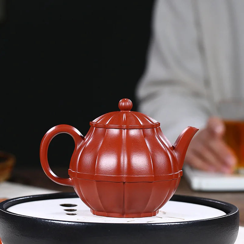 Zisha Teapot, Yixing Handmade Pot, Kung-Fu Teaware, Purple Clay, Drinkware for Puer, Green, Black, Chinese