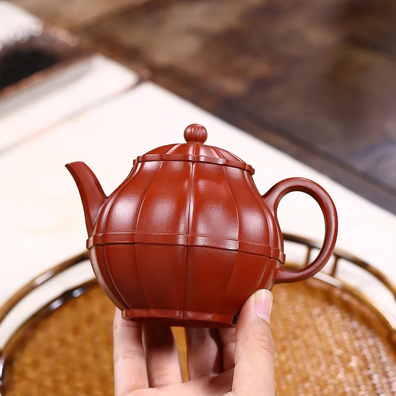 Zisha Teapot, Yixing Handmade Pot, Kung-Fu Teaware, Purple Clay, Drinkware for Puer, Green, Black, Chinese