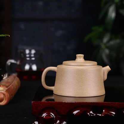 Zisha Teapot Yixing Handmade Pot, Kung-Fu Teaware, Purple Clay Drinkware for Puer Green Black Chinese Tea, Flower Bird Carved