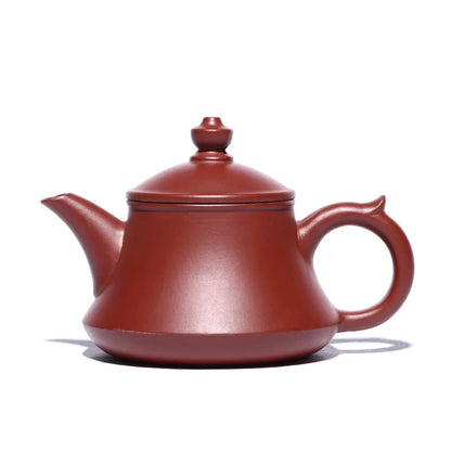 Zisha Teapot Yixing Handmade Pot, Kung-Fu Teaware, Purple Clay Drinkware for Puer Green, Black Dahongpao Yuli Purple Clay Teapot