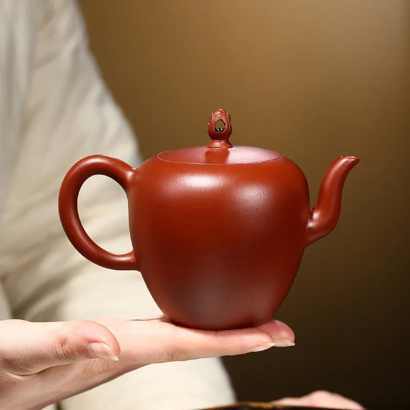 Zisha Teapot Yixing Handmade Pot Kung-fu Teaware  Purple Clay Drinkware For Puer Green Black Chinese Tea  Beauty Shoulde