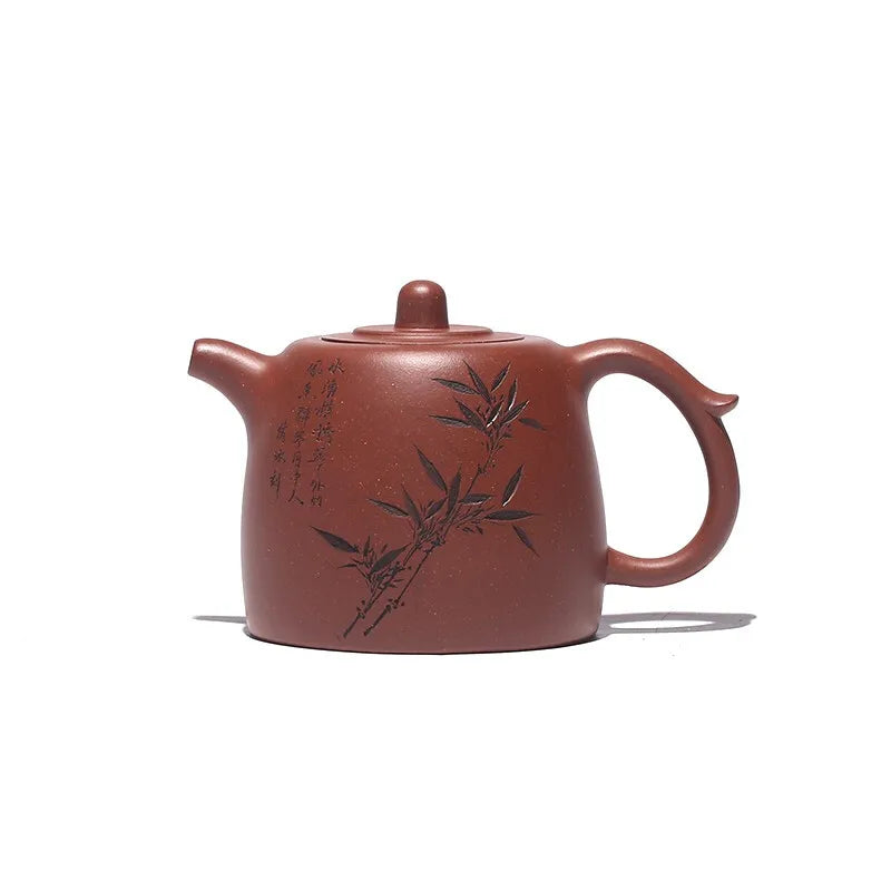 Zisha Teapot Yixing Pure Handmade Zisha Teapot Country Aid Zhu Qian Bingyuan Mine Bottom Trough Cleaning Household Small Capacit