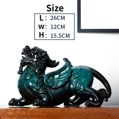 Zisha Zhaocai Pixiu Home Furnishings Creative Beast Office Opening Dehua Ceramic Gift Home Decoration