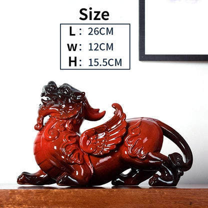 Zisha Zhaocai Pixiu Home Furnishings Creative Beast Office Opening Dehua Ceramic Gift Home Decoration