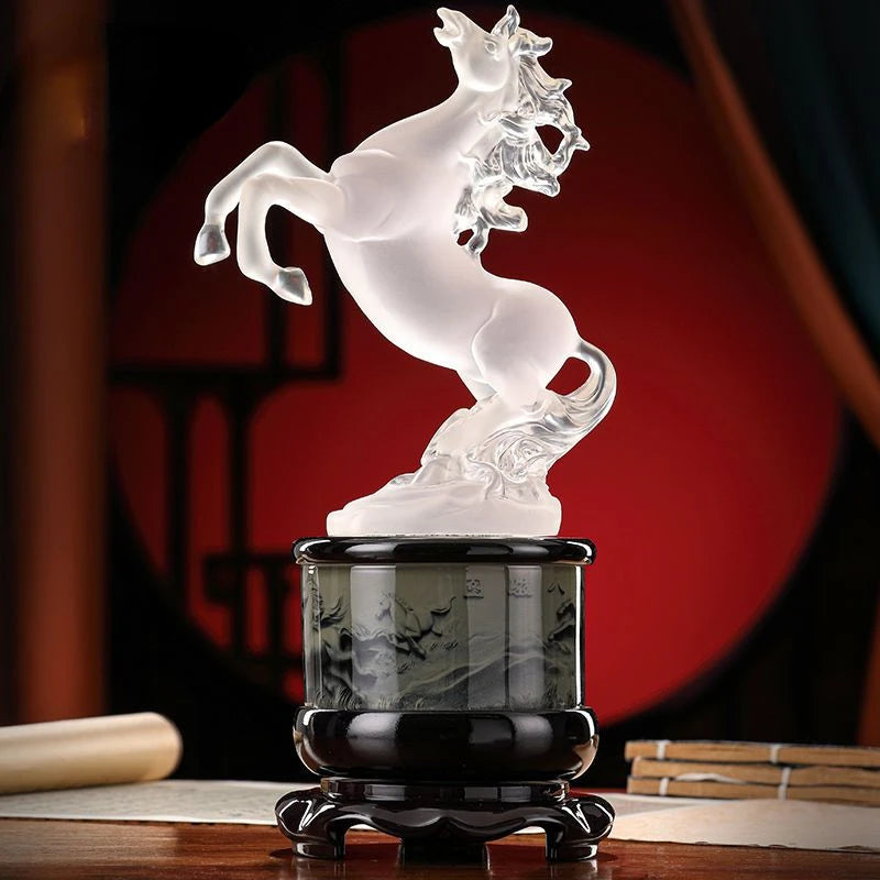 Zodiac Horse Decoration Crafts Ma Daogong Home Living Room Office Wine Cabinet Decoration Business Gifts