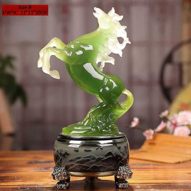 Zodiac Horse Decoration Crafts Ma Daogong Home Living Room Office Wine Cabinet Decoration Business Gifts