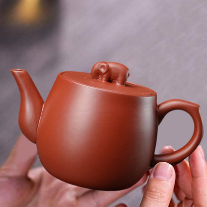 Clay Teapot Zisha Teapot Purple Clay Teapot Chinese Zisha Tea Xishi Pots Natural Mud Chinese Yixing Clay Zisha Pot Infusers Loose Tea