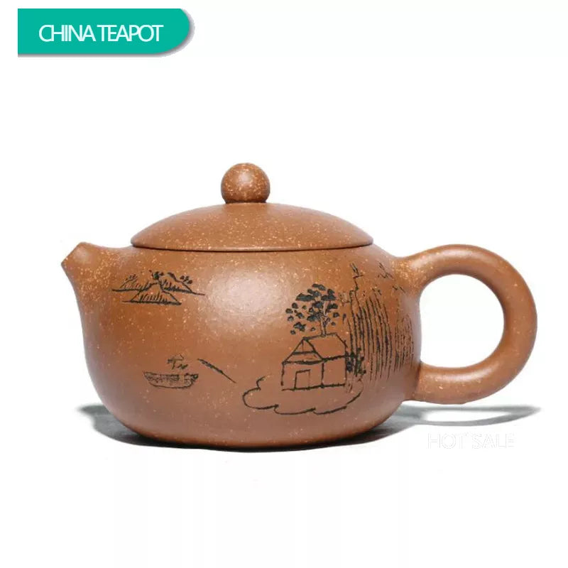 310ml Yixing Purple Clay Teapot Large Capacity Handmade Tea Pot Authentic Zisha Tea Set Kettle Chinese Tea Ceremony Gifts