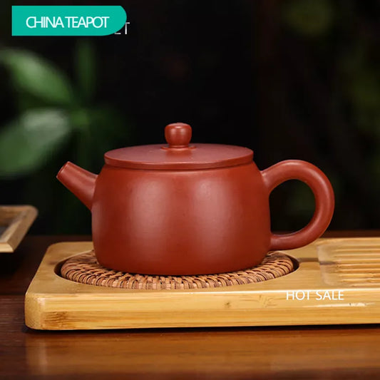 140ml Classic Yixing Purple Clay Teapots Raw Ore Dahongpao Filter Tea Pot Home Zisha Beauty Kettle Chinese Teaware Supplies