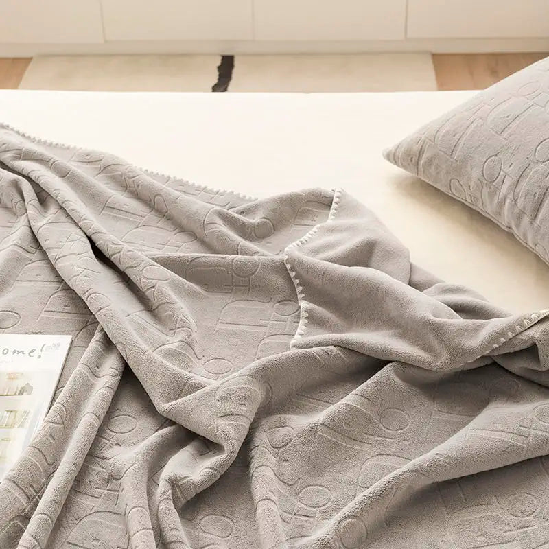 air conditioning blanket thin for summer breathable velvet bed cover sheet health care made in China on sales rectangle new gift