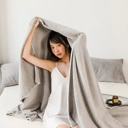 air conditioning blanket thin for summer breathable velvet bed cover sheet health care made in China on sales rectangle new gift
