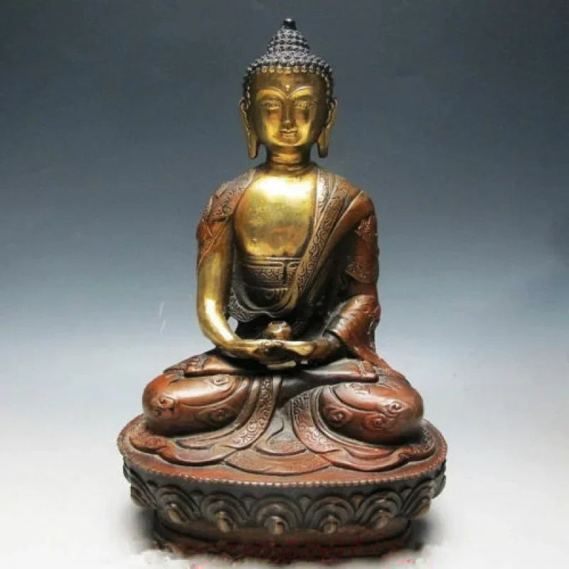 amita Tibetan Brass Buddhism Amitabha Buddha Archaic bhagavan Amitābha Statue
