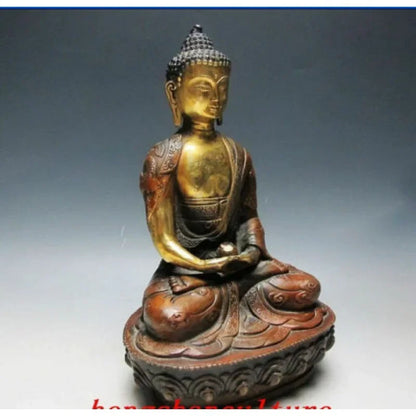 amita Tibetan Brass Buddhism Amitabha Buddha Archaic bhagavan Amitābha Statue
