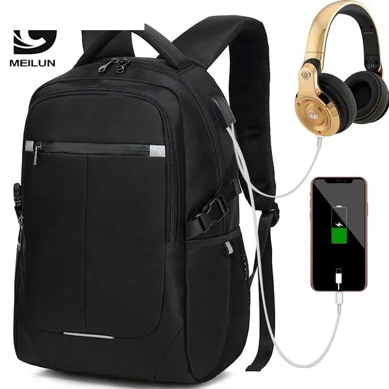 anti theft backpack New Fashion Men Backpack Multifunctional Waterproof 15.6 inch Laptop Bag Man USB Charging School Travel Bag