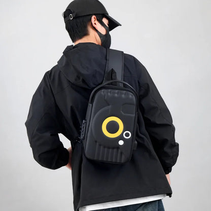 anti-theft chest bag password lock backpack with usb charging port single shoulder bag men sling backpack chest crossbody bag