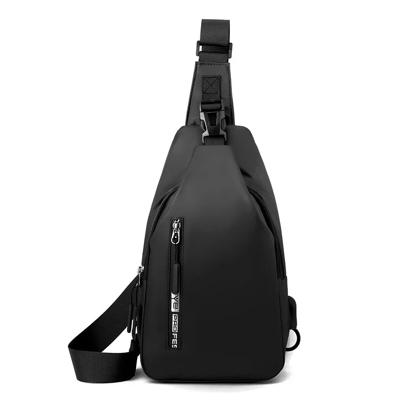 anti-theft chest bag waterproof travel sports bag mobile phone crossbody bag men nylon messenger bag shoulder bag for men gift