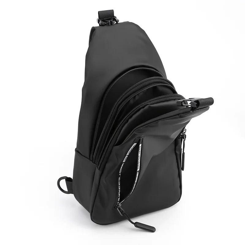 anti-theft chest bag waterproof travel sports bag mobile phone crossbody bag men nylon messenger bag shoulder bag for men gift
