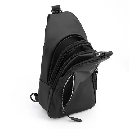 anti-theft chest bag waterproof travel sports bag mobile phone crossbody bag men nylon messenger bag shoulder bag for men gift