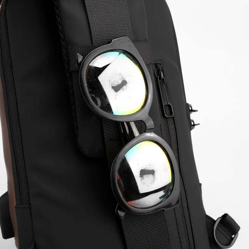 anti-theft shoulder bag for ipad mini 6 crossbody bag for men travel chest bag with password lock messenger bag men male gift