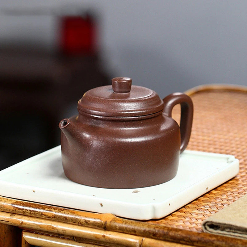 antigua Dezhong 210ml, tetera China Yixing de arcilla púrpura filtro hecho a de belleza, mineral Zhu, barro, Zisha, juegos de