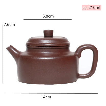 antigua Dezhong 210ml, tetera China Yixing de arcilla púrpura filtro hecho a de belleza, mineral Zhu, barro, Zisha, juegos de