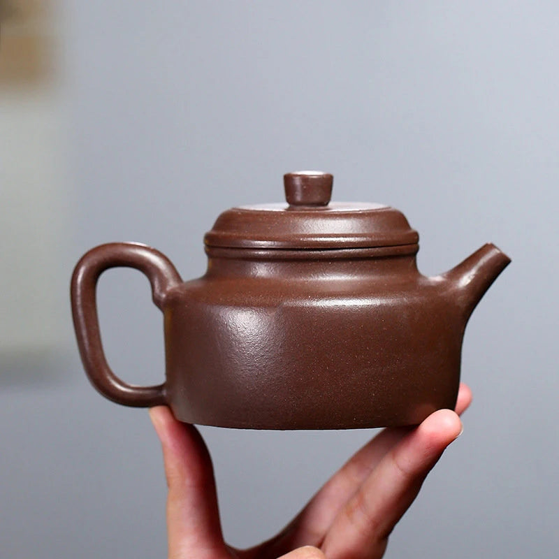 antigua Dezhong 210ml, tetera China Yixing de arcilla púrpura filtro hecho a de belleza, mineral Zhu, barro, Zisha, juegos de