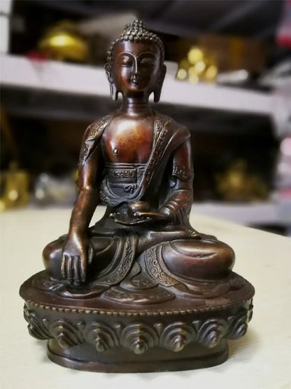 antique Tibetan Buddhis Sakyamuni Buda Gautama Siddhartha Rinpoche Buddha statue