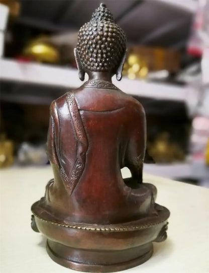 antique Tibetan Buddhis Sakyamuni Buda Gautama Siddhartha Rinpoche Buddha statue