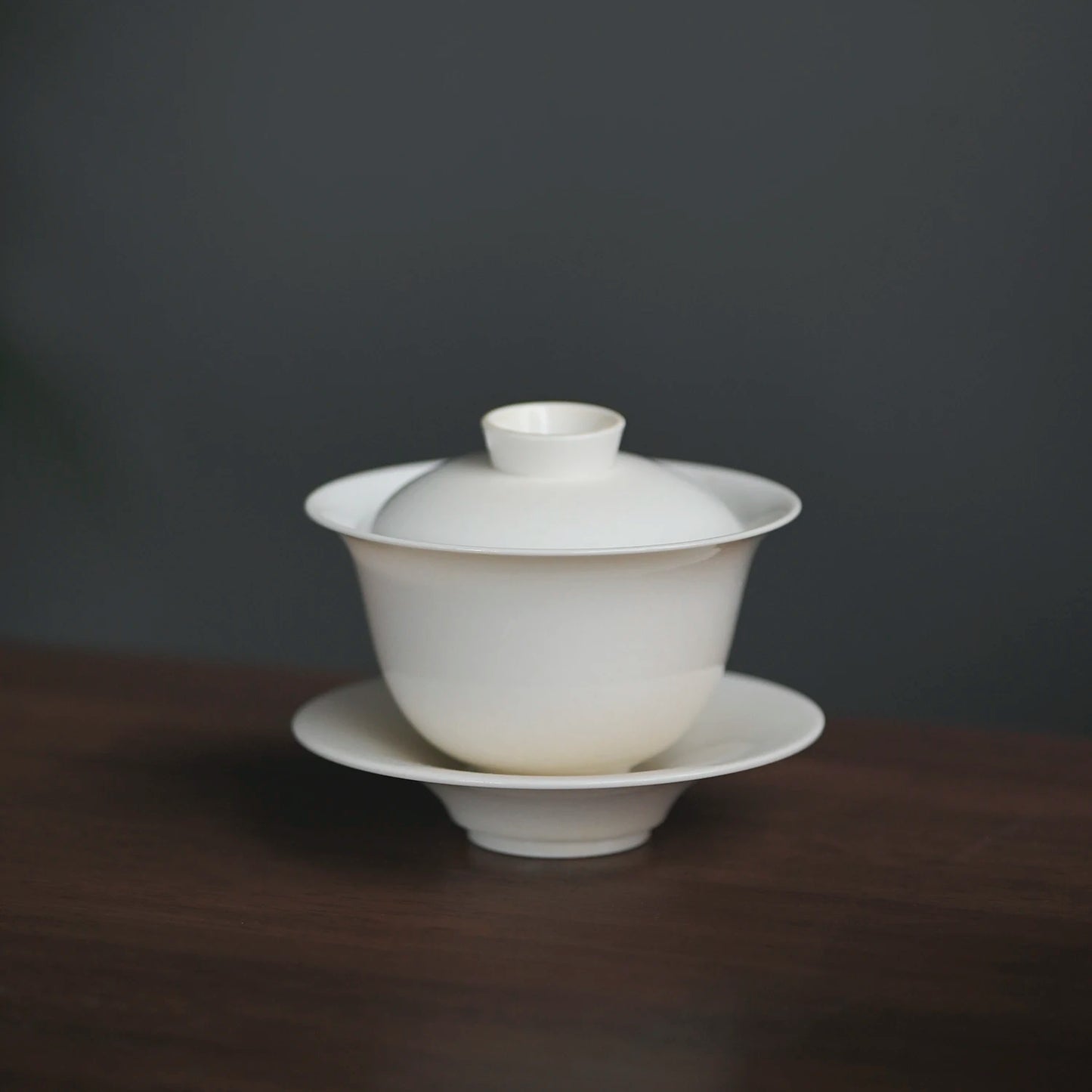 at the beginning of the jingdezhen glaze kiln shell tureen single three bowl of tea bowl thin foetus tea set manually