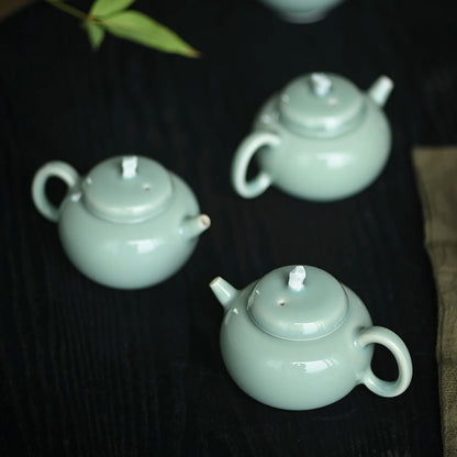 at the beginning of the jingdezhen porcelain of song dynasty by pea green antique pot home beauty tea kungfu tea pot