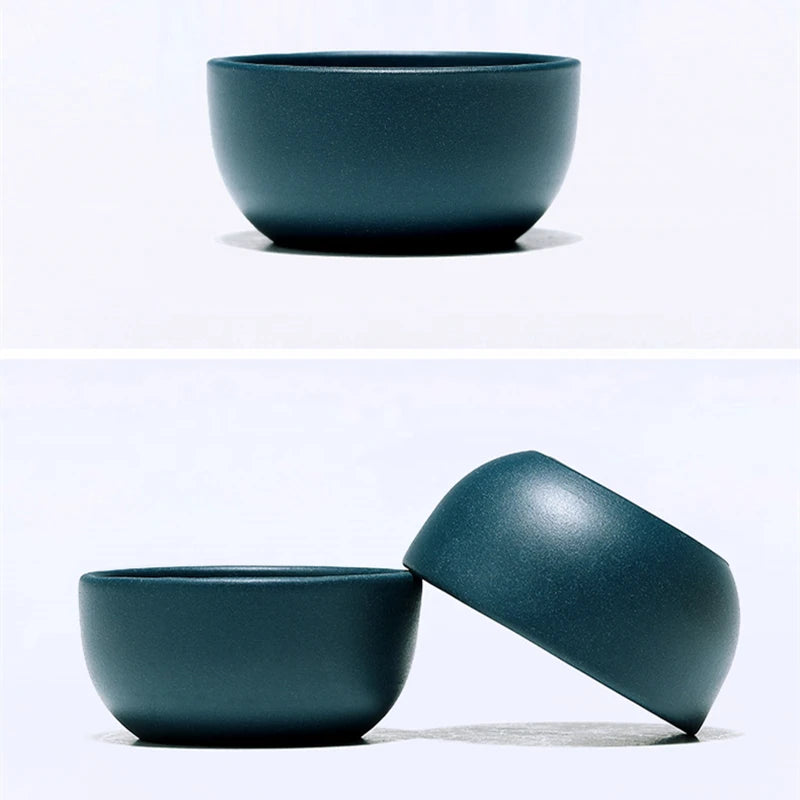 authentic yixing zisha tea cup 30ml small kungfu cup original ore purple grit duan / qingshui / green / purple clay China cups